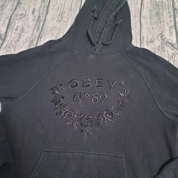 OBEY Propaganda Black Hoodie - Picture 2 of 8